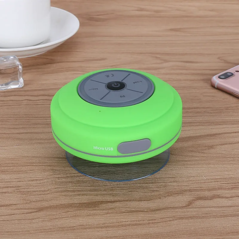 Портативные Bluetooth колонки Q9 водонепроницаемая присоска светодиодный