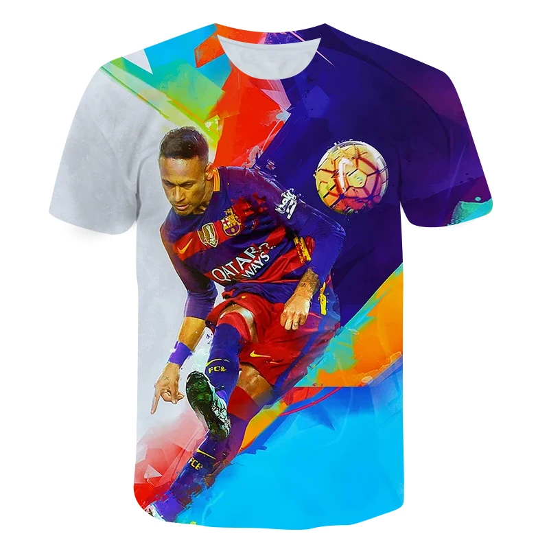 

Latest Football T-shirt Baby Boys Girls Oversized Fashion Loose Kids Boys Blouses Popular Birthday Gift Children Clothes