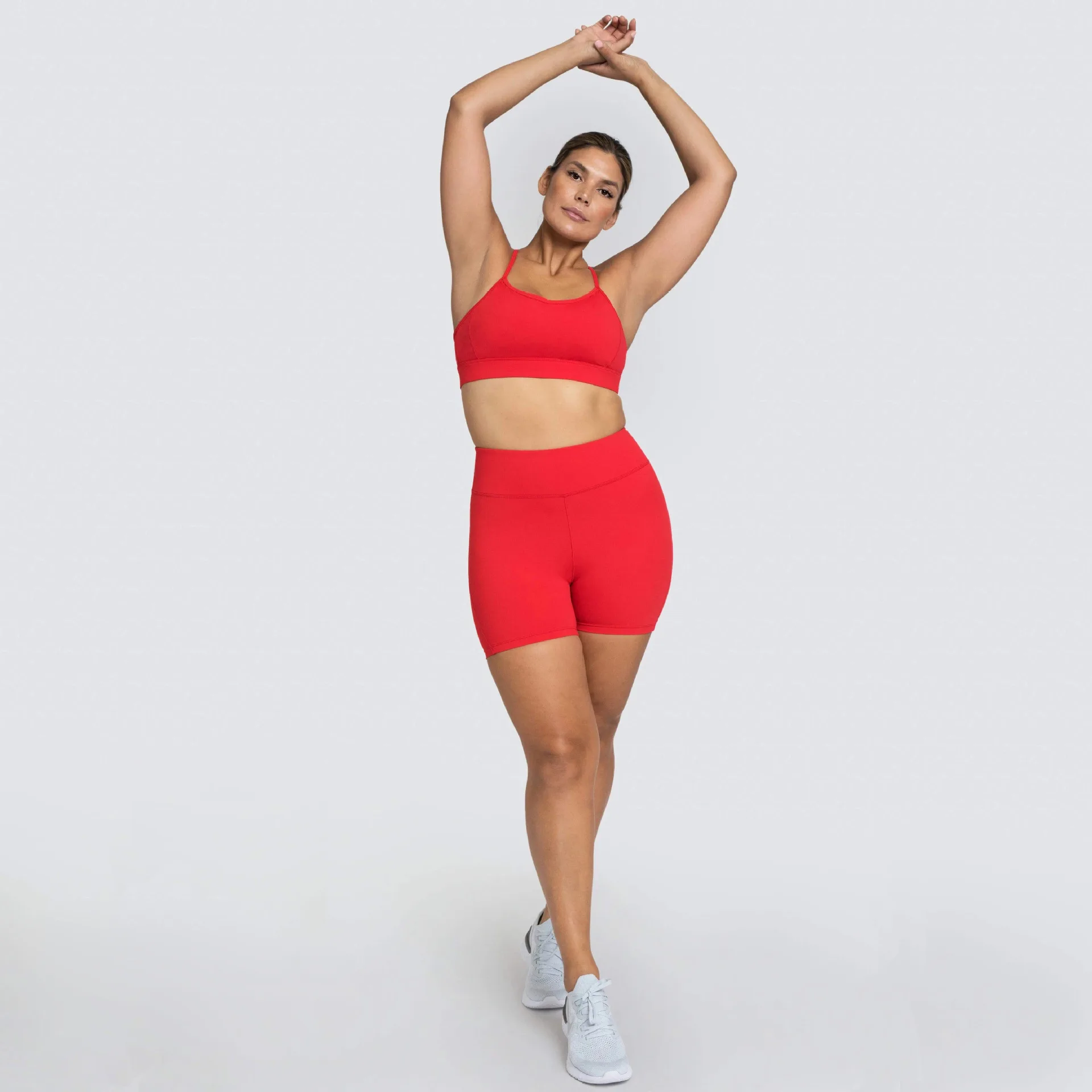 

Ins hot sale Yoga 2020 summer new women's solid color fitness sports Short Set