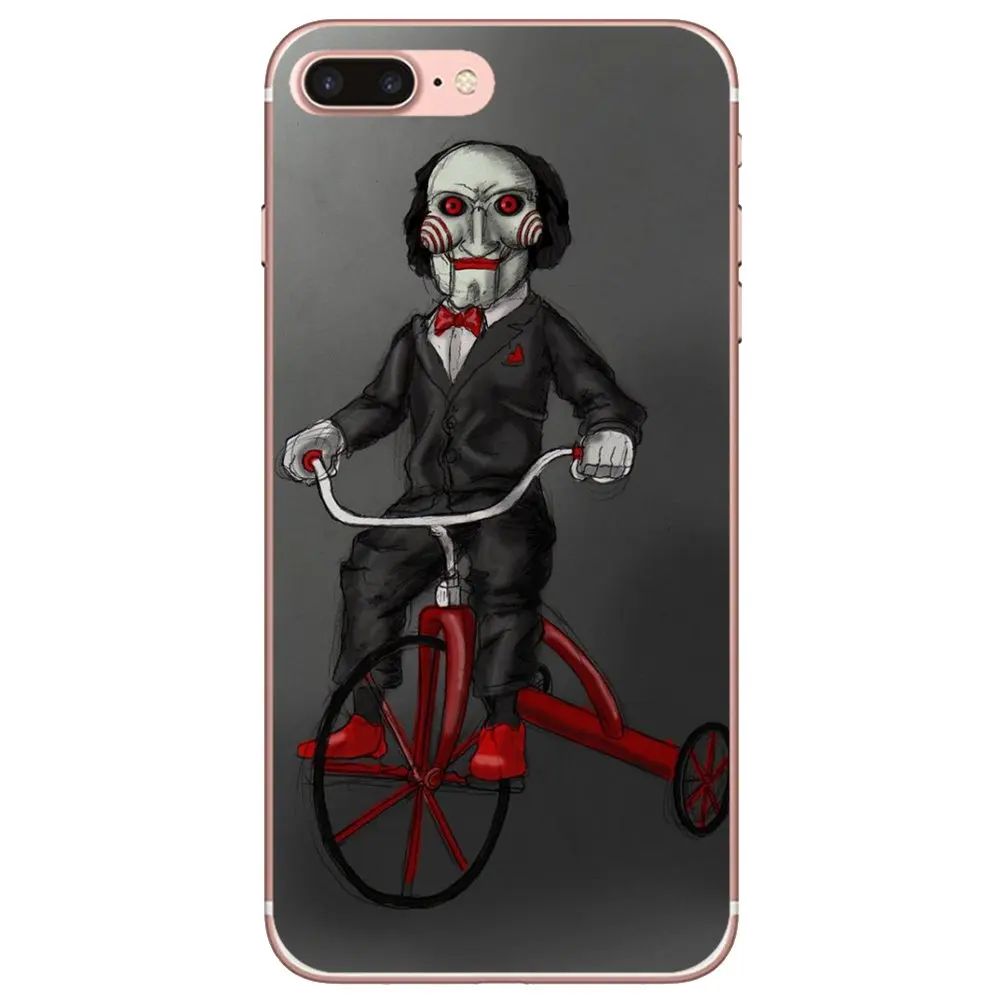 Мягкий чехол для Huawei P50 P30 P40 P20 P8 P9 P10 Lite Pro 2016 2017 P Smart Plus 2019 с изображением маски пилы