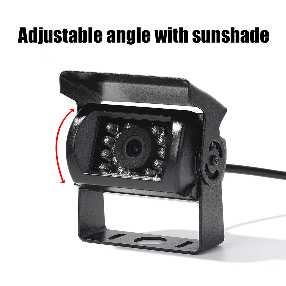 Truck Car Rear View Camera 18 LED Waterproof HD Night Vision Reversing Auto Parking Monitor for Bus Van Vehicle Backup | Автомобили и