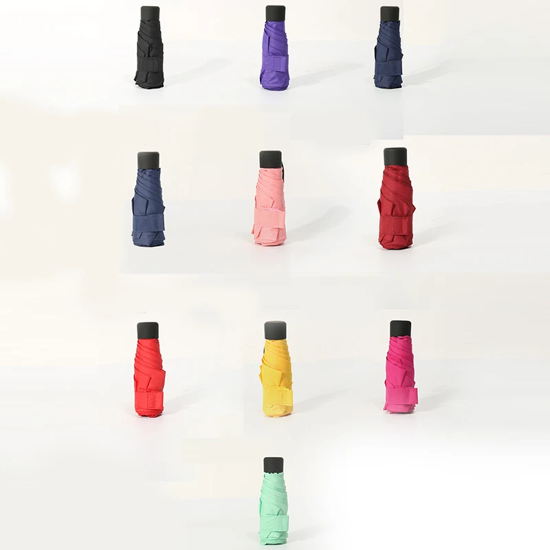 Мини карманный складной зонт от дождя для женщин детей мужчин девочек мини