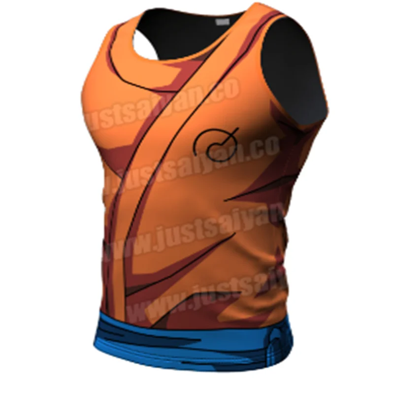 

2021 New Style Gym Singlet Training Bodybuilding Tank Top Cartoons 3d Print Vest Shirt Sleeveless Fitness Tight Shirt For Men