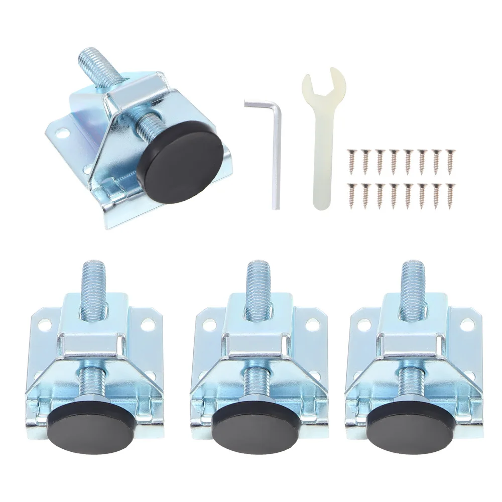 

1 Set 4pcs Leveling Feet Durable Furniture Levelers Furniture Levelers (Silver)