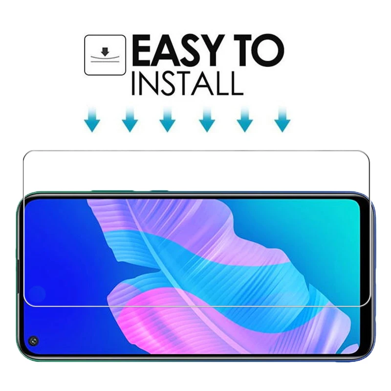 2in1 Tempered Glass for Huawei p40 lite e screen protector For huawei y7p P 40 Lite p40lite camera lens protective glass | Мобильные