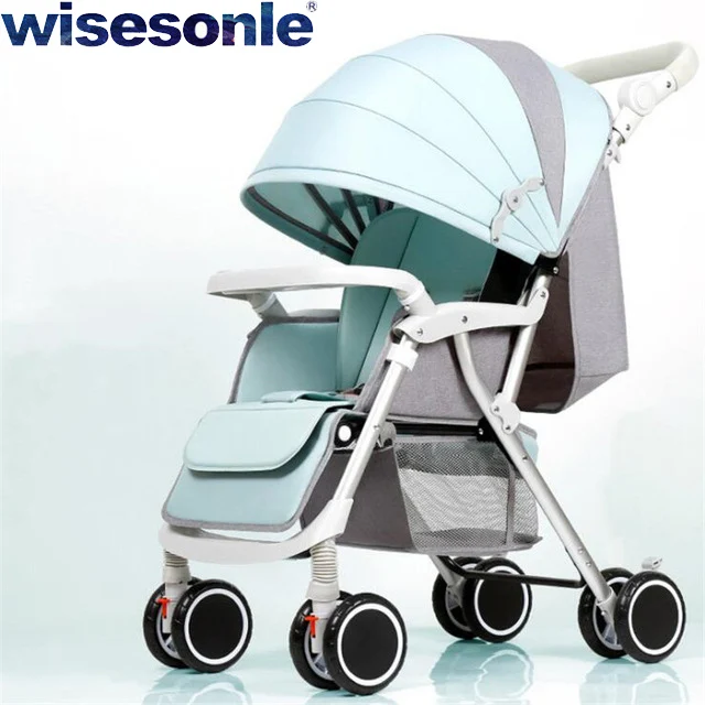 Wisesonle коляска детская Легкая коляска коляска в самолет Коляска с двусторонним движением - Цвет: ZX-06