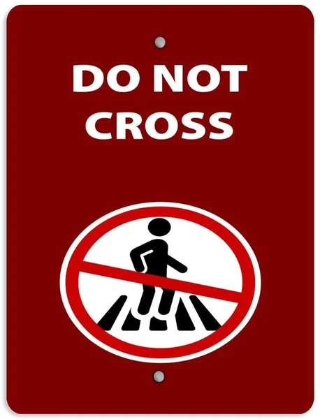 

Aluminum Metal Sign for tin Signs ,Do Not Cross Activity Sign Prohibition,Heavy Duty Metal Tin Sign Aluminum Signs Poster Warnin