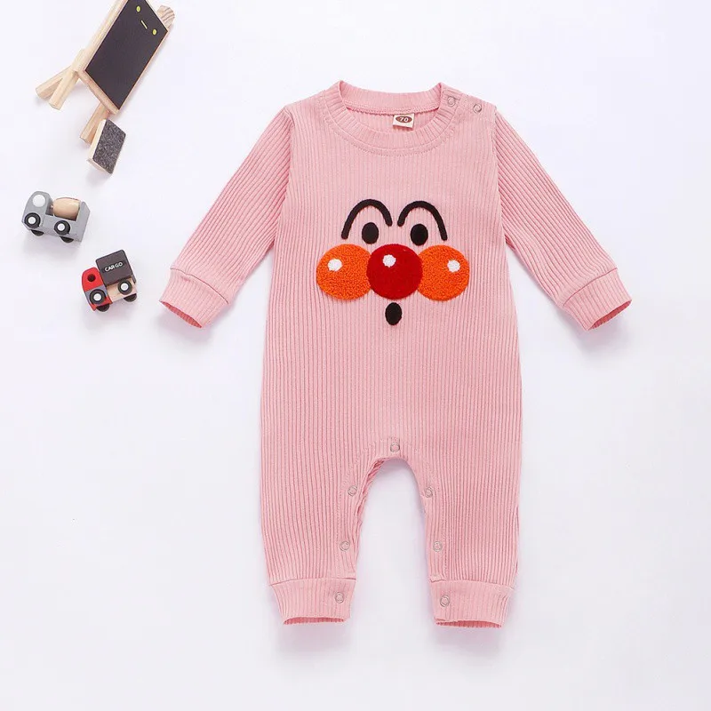 Хлопковый комбинезон с длинным рукавом на пуговицах | Детская одежда и обувь