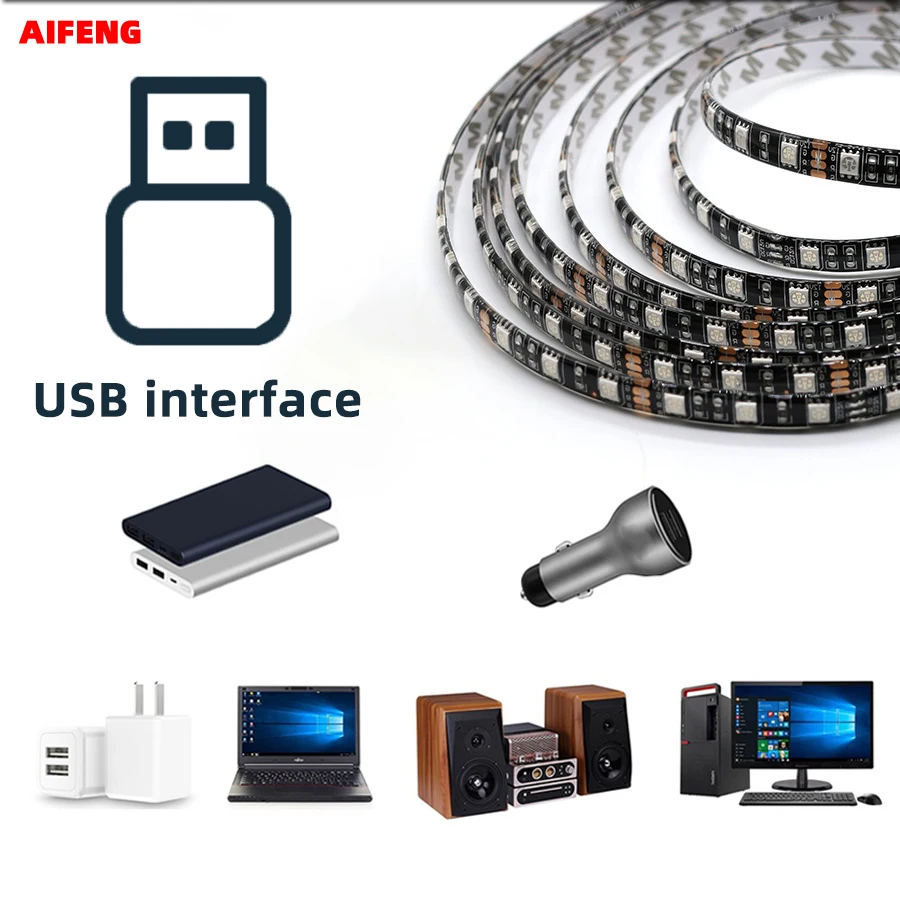 Aifeng водонепроницаемая светодиодная лента Wifi Светодиодная светильник Rgb ТВ