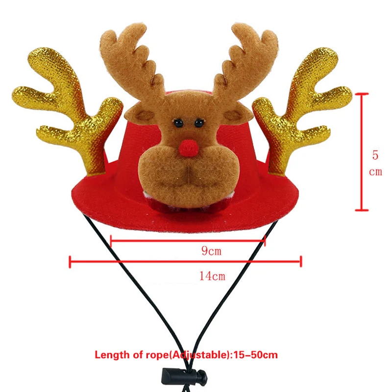 Креативный головной убор для собак шапки кошек на Хэллоуин рождественские