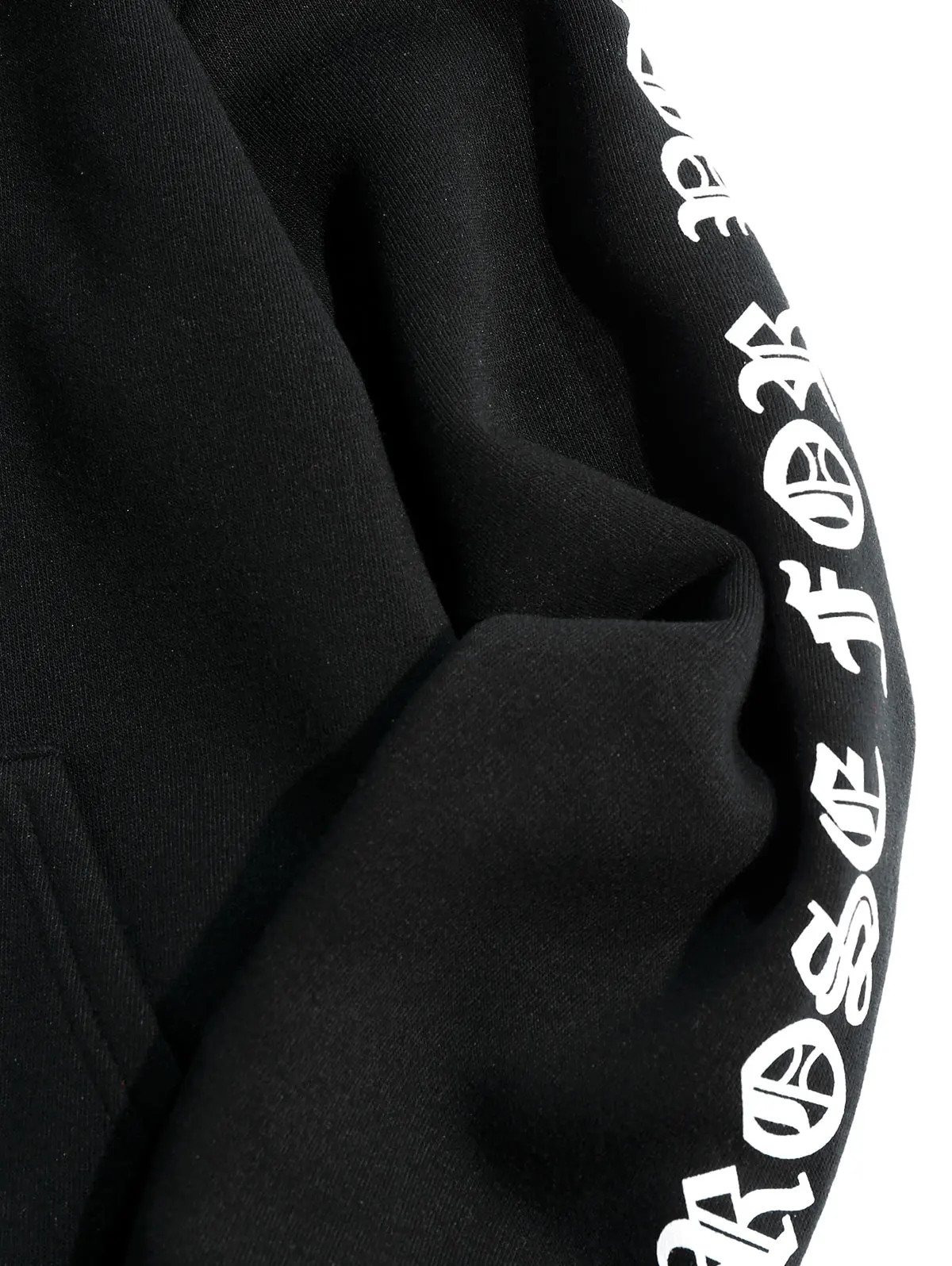 ZAFUL/Осенняя теплая толстовка с принтом букв и розами заниженным плечом передним