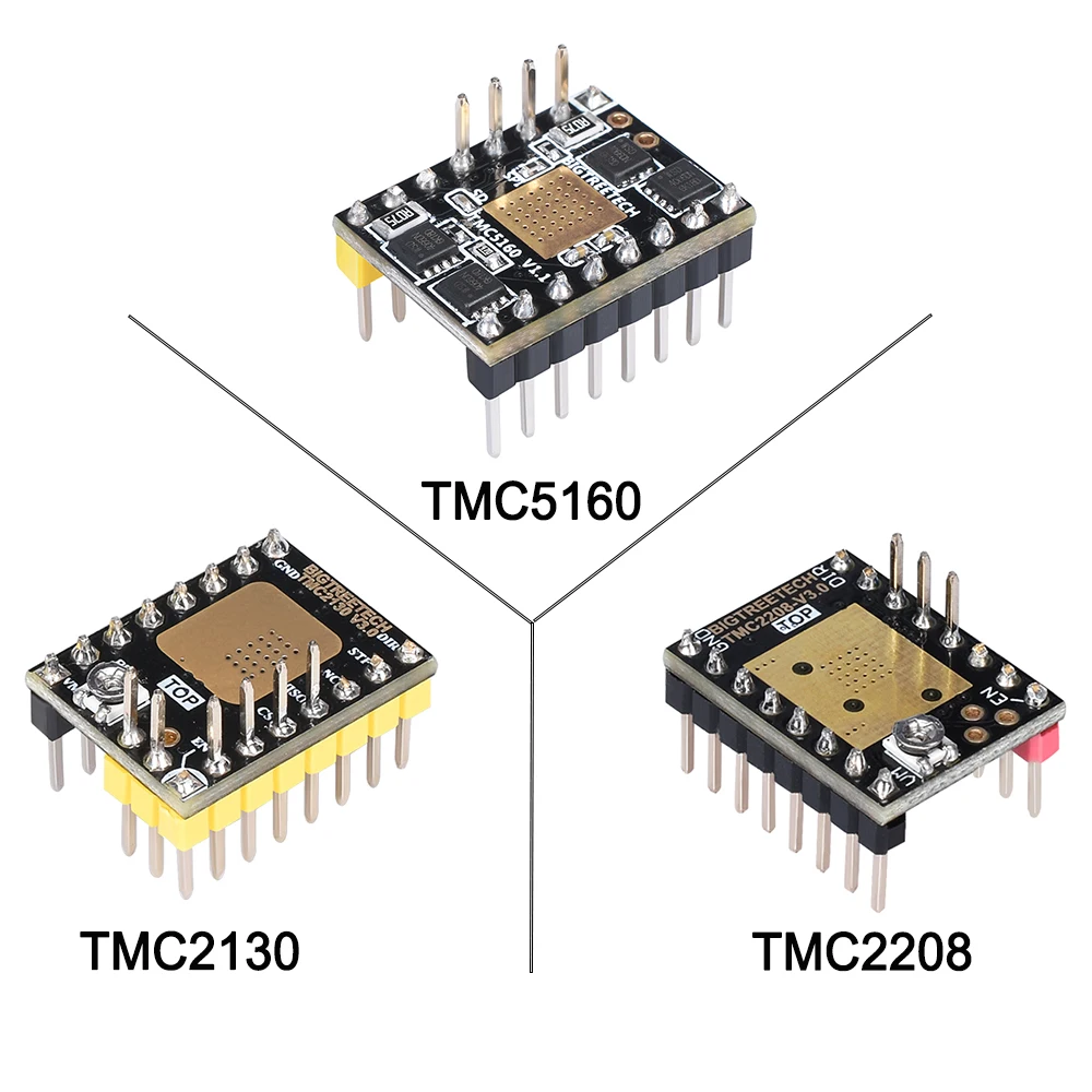 Драйвер BIGTREETECH TMC2130 V3.0 для шагового двигателя TMC2208 UART TMC5160 SPI StepStick бесшумные детали