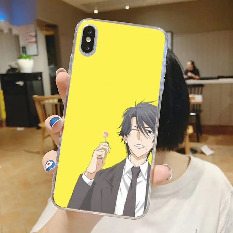 

hitorijime my hero Korean Manga Phone Case Transparent for iPhone 6 7 8 11 12 s mini pro X XS XR MAX Plus