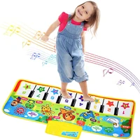 baby english musical piano music carpet baby kids play mat blanket educational electronic baby toys gift