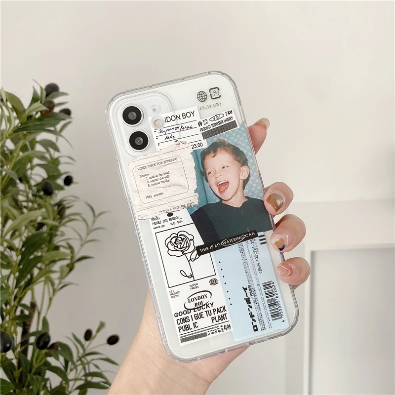 Лидер продаж чехол для телефона с милым рисунком мальчика и девочки iPhone 12