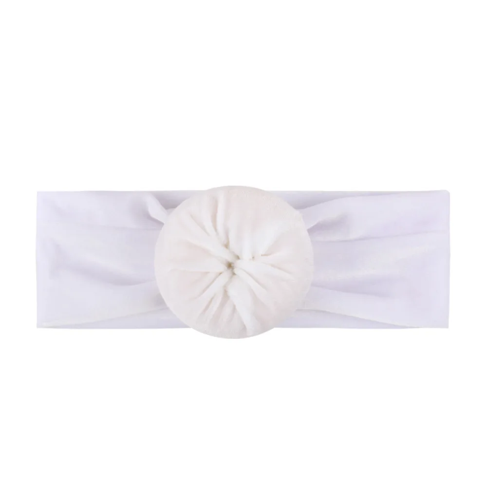 Бархатные повязки для волос с пончиками и тюрбаном маленьких девочек головная