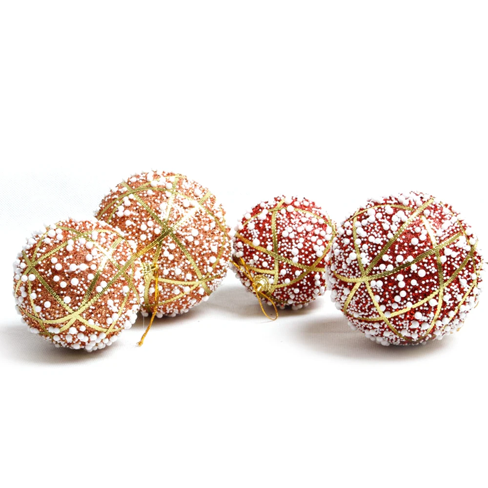 1 шт Блестящий 10 см Снежинка пузырьковый Рождественский шар Рождественская сцена