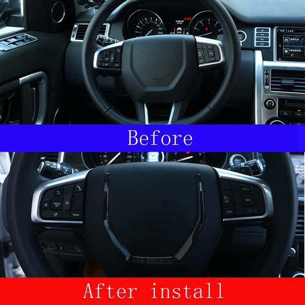 Украшение для руля U образной формы искусственная отделка Land Rover Discovery Sport 2015 2018