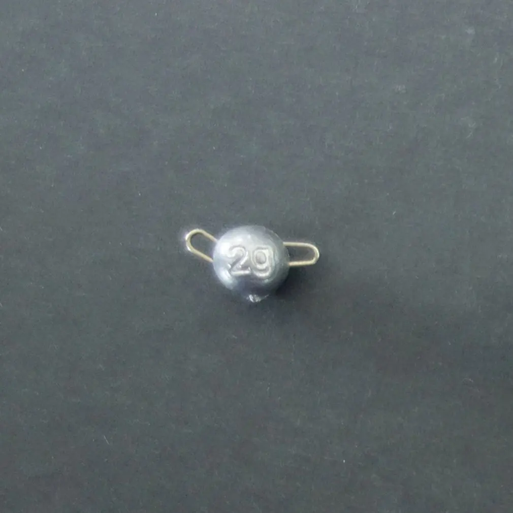 10 шт. Малый размер Круглый свинцовый крючок джиг-головка с глубокой водой грузило