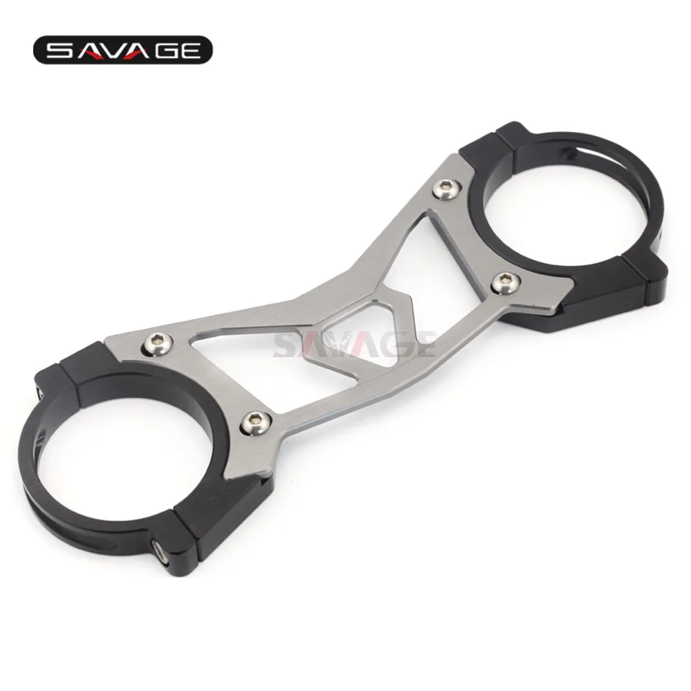 titanium Балансирующая передняя вилка для KAWASAKI ER6N ER-6N 2009- 10 11 12 13 14 15 аксессуары для мотоциклов CNC алюминиевый кронштейн - Цвет: titanium