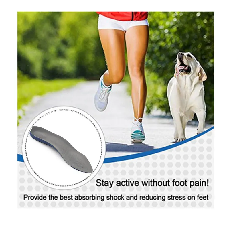 1 пара ортопедические кроссовки амортизирующие вставки/стельки с высокой