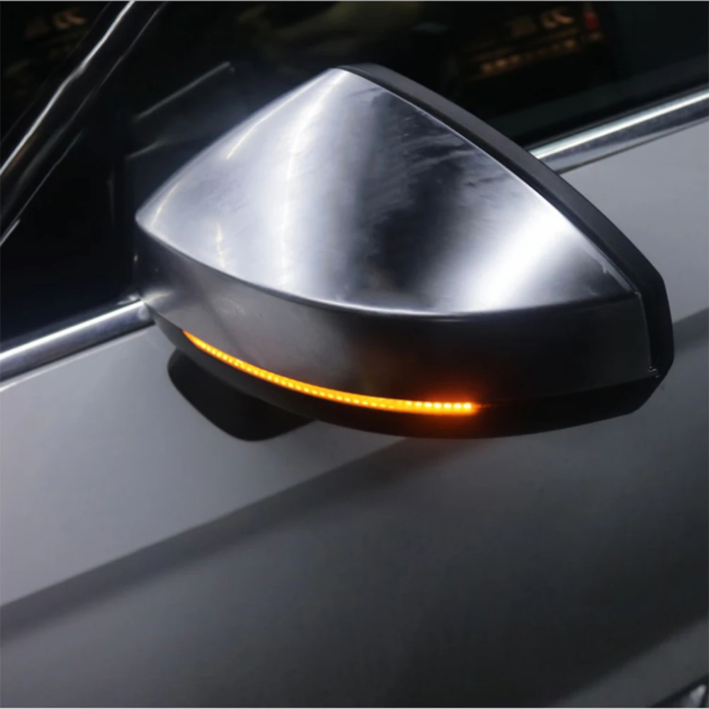 1 пара автомобильных зеркал заднего вида индикаторные лампы стримерная полоса