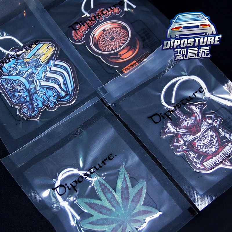 

1 PCS Car Ornaments Interior Personality Cartoon Truck Hanging Car Air Freshener Paper Sexy Girl Car Perfume Lasting Fragrance