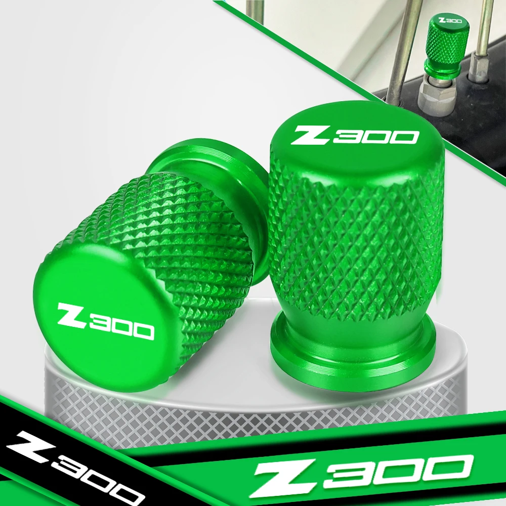 

Аксессуары для мотоциклов Kawasaki Z300 Z 300 z300 2008-2021 2020, алюминиевые универсальные колпачки на стержни клапанов автомобильных колес