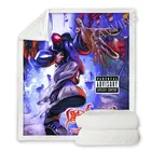 Одеяло с 3D принтом Limp Bizkit, прямоугольное одеяло, домашний текстиль, Флисовое одеяло, покрывало для дивана
