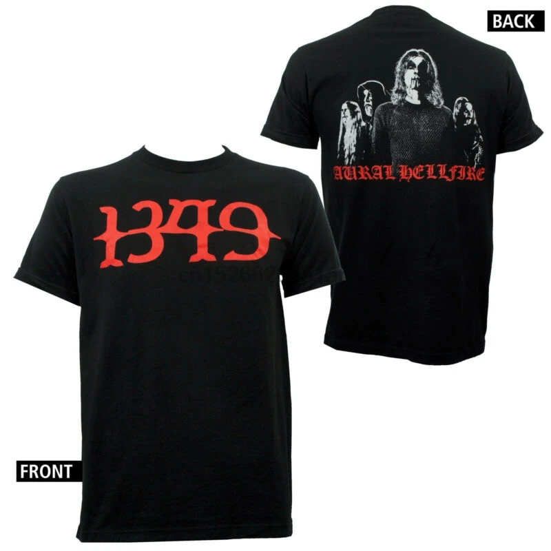 

Authentic 1349 Band Aural Hellfire Black Metal Slim Fit T-Shirt S M L XL 2XL NEW