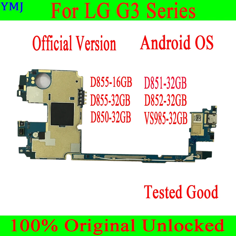 Официальная версия для LG G3 D855 D850 D851 D852 VS985 материнская плата с системой Android и