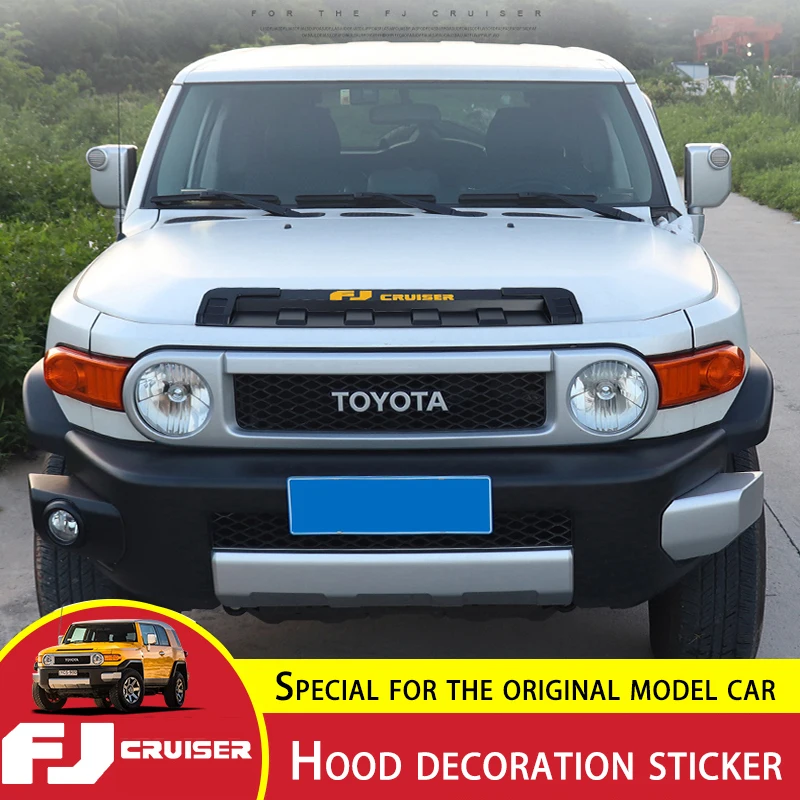 Накладки на крышку двигателя для Toyota FJ Cruiser декоративные наклейки защитные