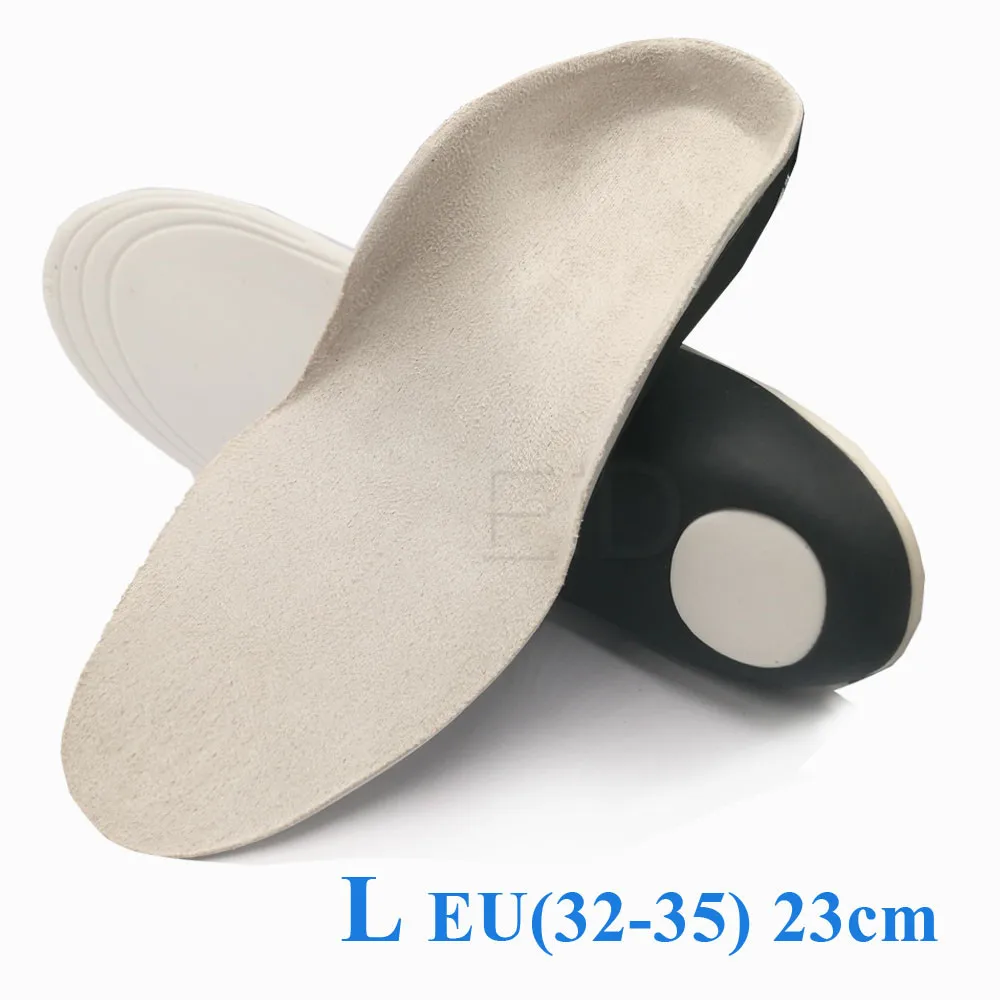 L EU(32-35) 23cm EiD Doctor рекомендует Детские стельки O/X Ноги вальгусная Арка Поддержка Ортез плоская нога корректирующая стелька Уход за ногами унисекс - Цвет: L EU(32-35) 23cm