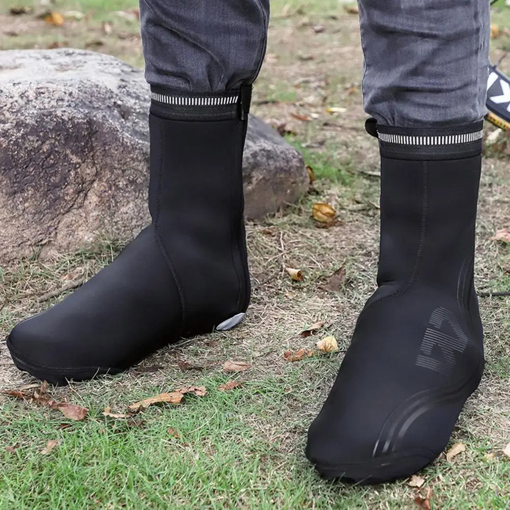 

Boots Waterproof Windproof Shoe Cover Shoes Protectors Rain Boots Covers For Outdoor Cycling Rainy Day Reusable Keep Warm Velvet