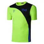 Jeansian Спортивная футболка, футболка, футболка для бега, тренажерного зала, фитнеса, тренировок, футбола с коротким рукавом, сухая посадка LSL145 GreenYellow2