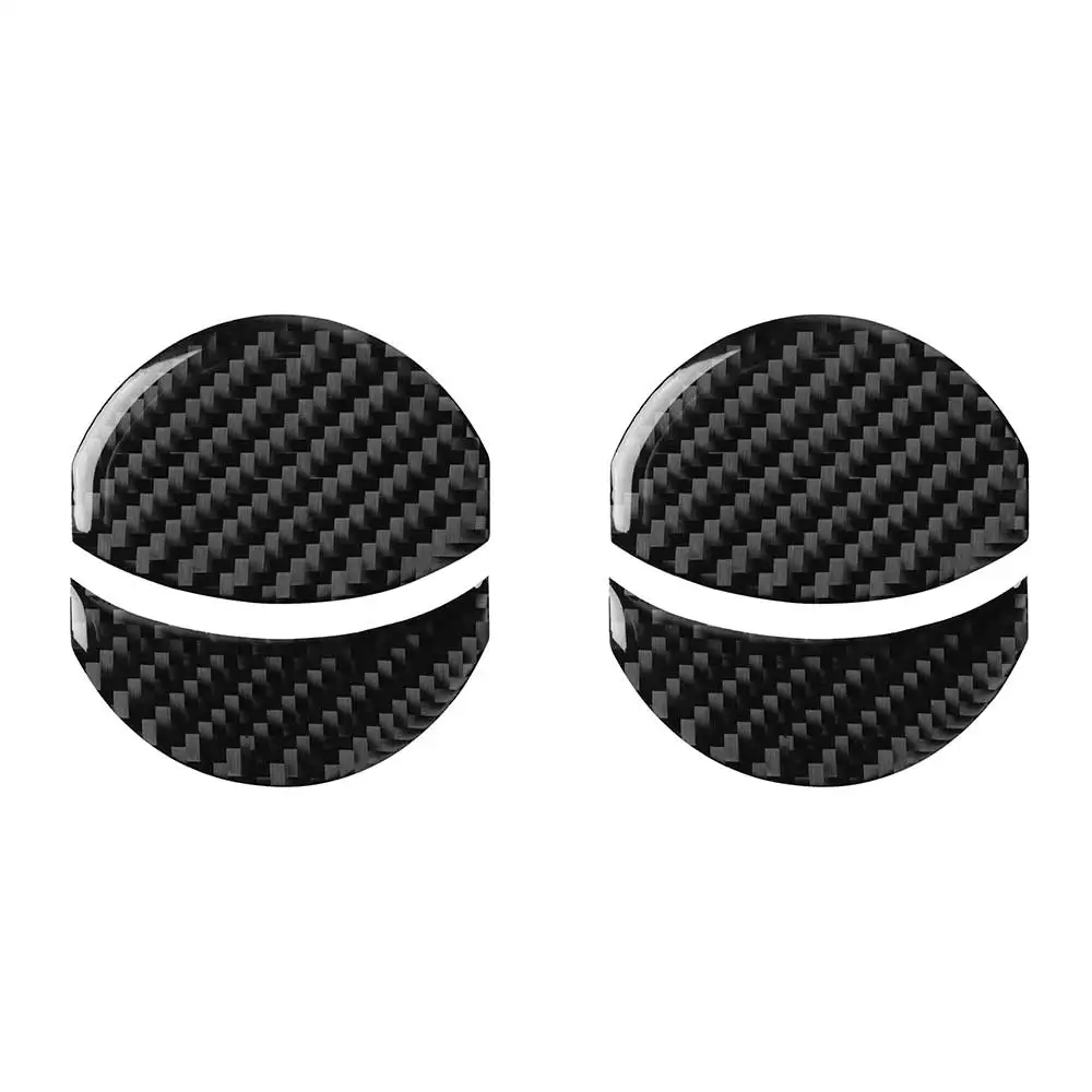 

Carbon Fibre Center Console Air Conditioing Outlet Vent Trim Cover Stickers for Subaru BRZ Toyota 86 2013-2020