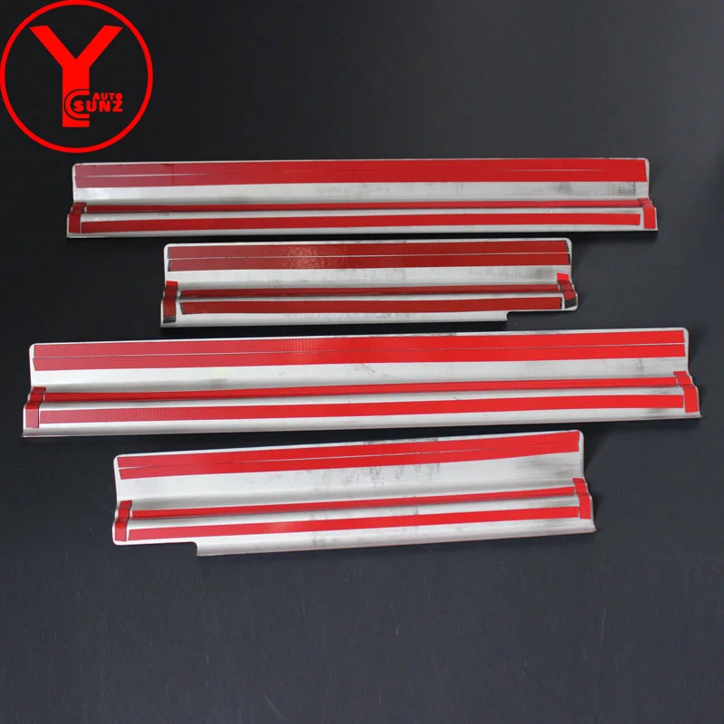 YCSUNZ защитная пластина из нержавеющей стали для порога автомобиля аксессуары toyota