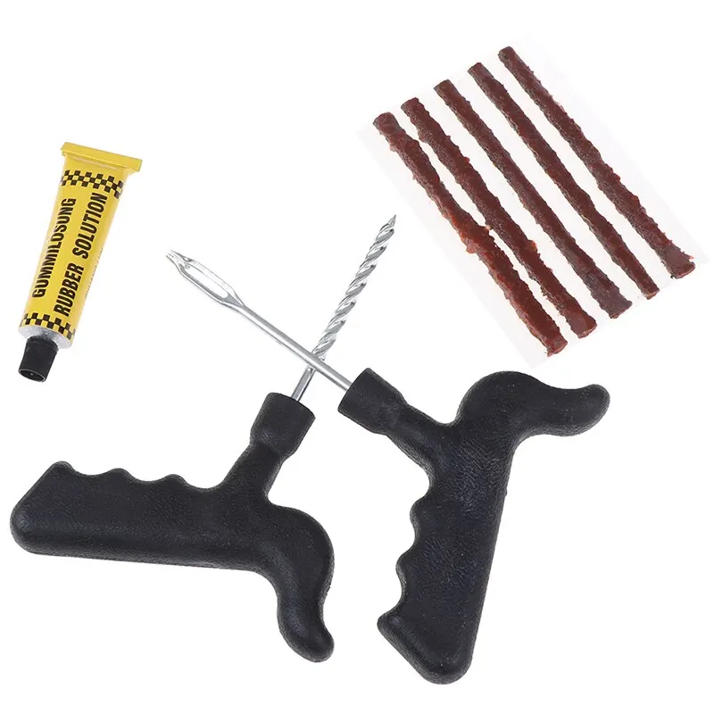 

Auto Bike Tubeless Tire Tyre Puncture Plug Garage Car Accessories Car Tire Repair Tool Tire Repair Kit Tool Set