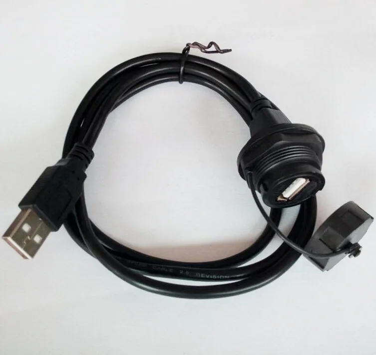 USB 2 0 водонепроницаемый разъем IP67 IP 67 Удлинительный кабель с разъемом USB2.0 1 м 3 фута