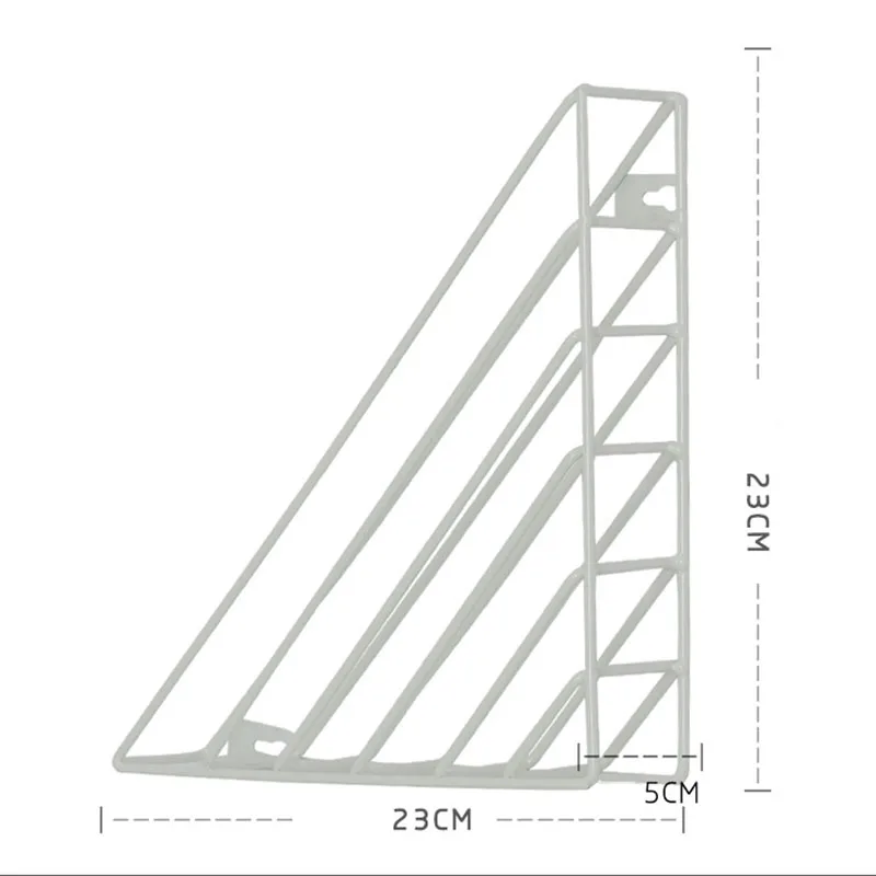 Экономия пространства Органайзер стеллаж для хранения Полка держатель удар