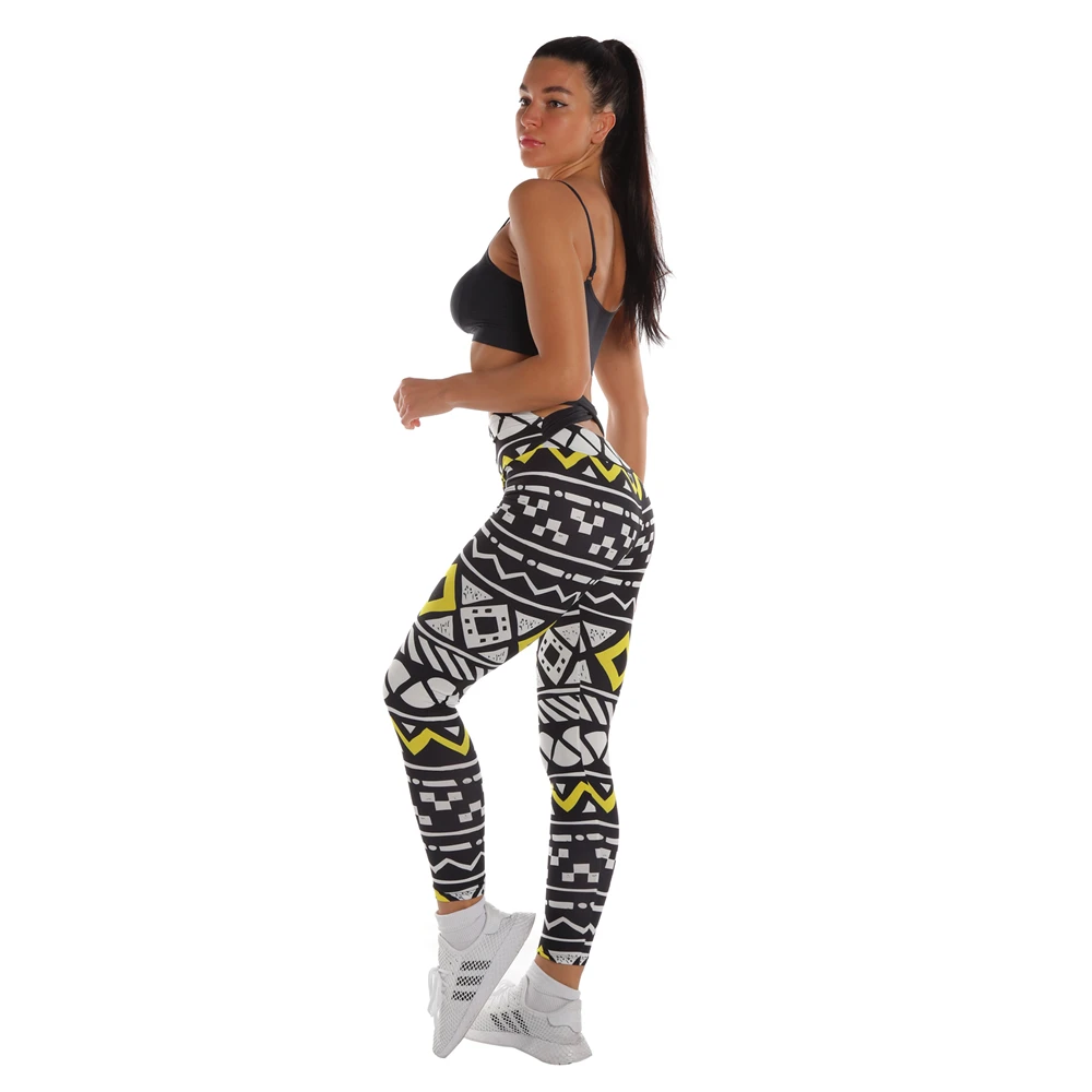 

Ladies High Waist Fitness Leggings Workout Pants