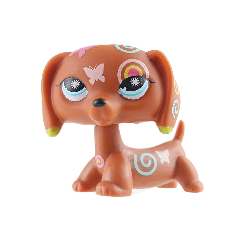 Редкие животные pet shop lps игрушка такса собака такса коричневая Оригинальная фигурка колли кокер спаниель отличный Дэн подарки для детей