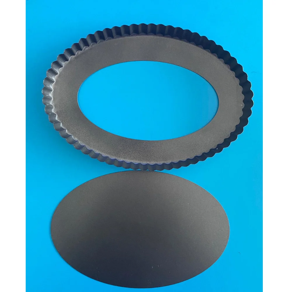 Форма для пирога, пиццы, торта с антипригарным покрытием, съемное дно, выпечка, кондитерские изделия, 26x18 h: 2,5 см