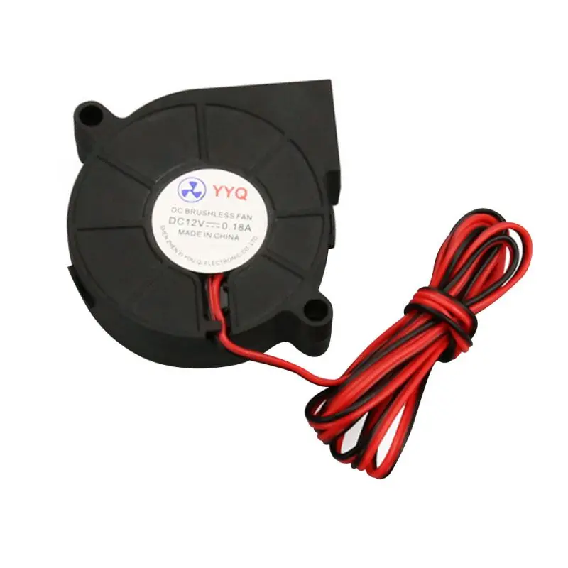 1 шт. DC 12 В размер 50 мм вентилятор радиального охлаждения Hotend экструдер для