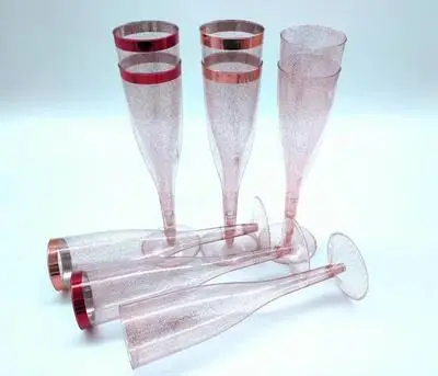 Одноразовые товары бокал для шампанского объемом 6 5 унции из Пномпеня с золотым