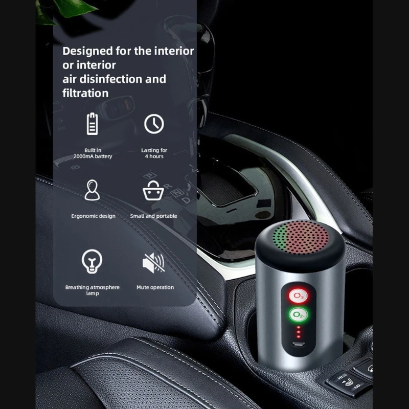 Автомобильный генератор озона очиститель воздуха удаление формальдегида дыма