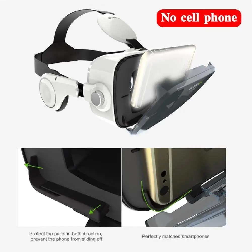 Z4/Z5/Z6 кожа 3D виртуальной реальности VR очки картон Шлемы-гарнитуры стерео для BOBO 4-6