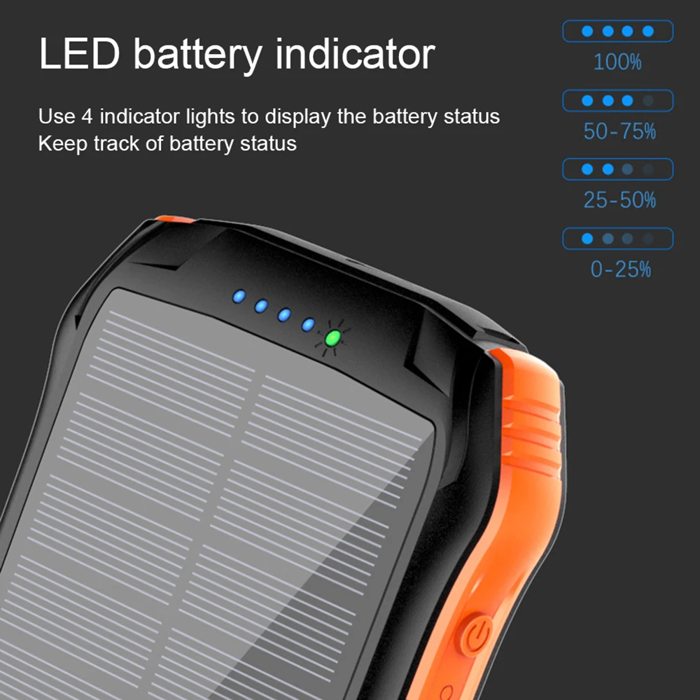 pinzheng 16000mah solar power bank pd 3 0 fast 18w powerbank portable external battery dual usb powerbank charge phone charger free global shipping