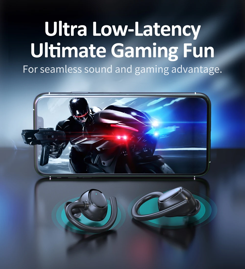 TWS беспроводные наушники Bluetooth 5 1 спортивные IPX7 Водонепроницаемая гарнитура с