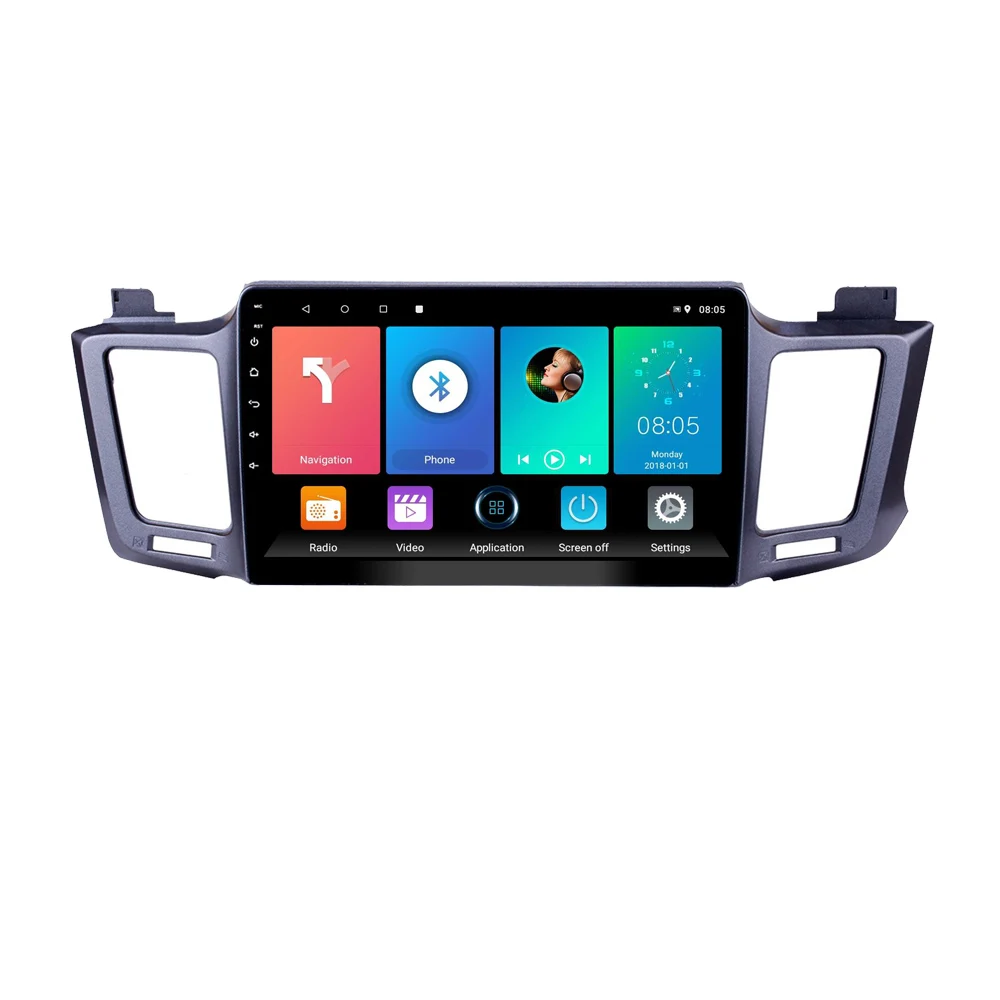 

Eastereggs 2 Din Android Car Multimedia player for Toyota RAV4 Rav 4 2013 -2017 Android Car Stereo GPS Navigation With Frame